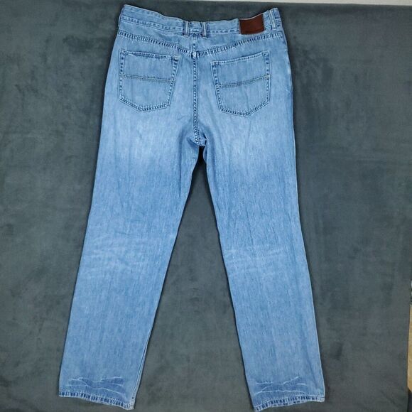 Tommy Bahama Classic Fit Mens Jeans 38x34 Light Wash Cotton Tencel - Picture 5 of 16
